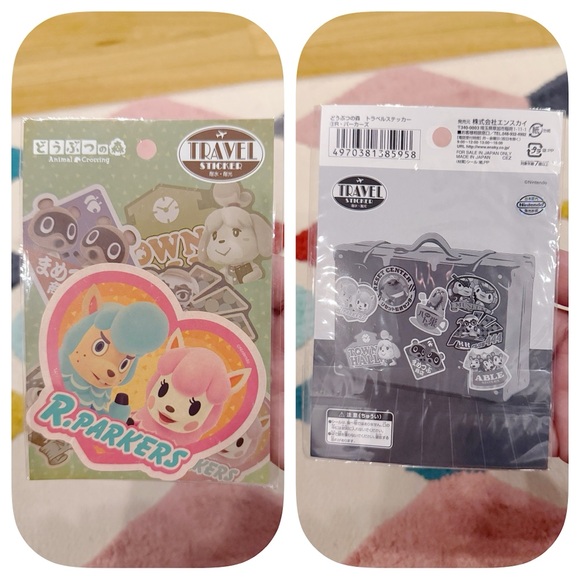 ANIMAL CROSSING - TRAVEL STICKER - R. PARKERS - BRAND NEW, SEALED - Picture 2 of 2